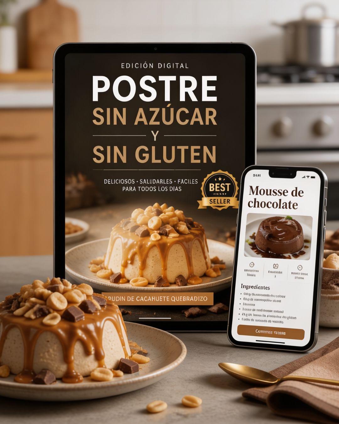 Portada de Postres sin Azúcar Añadido